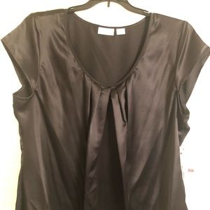 Liz Claiborne XL Black top, feels like silk